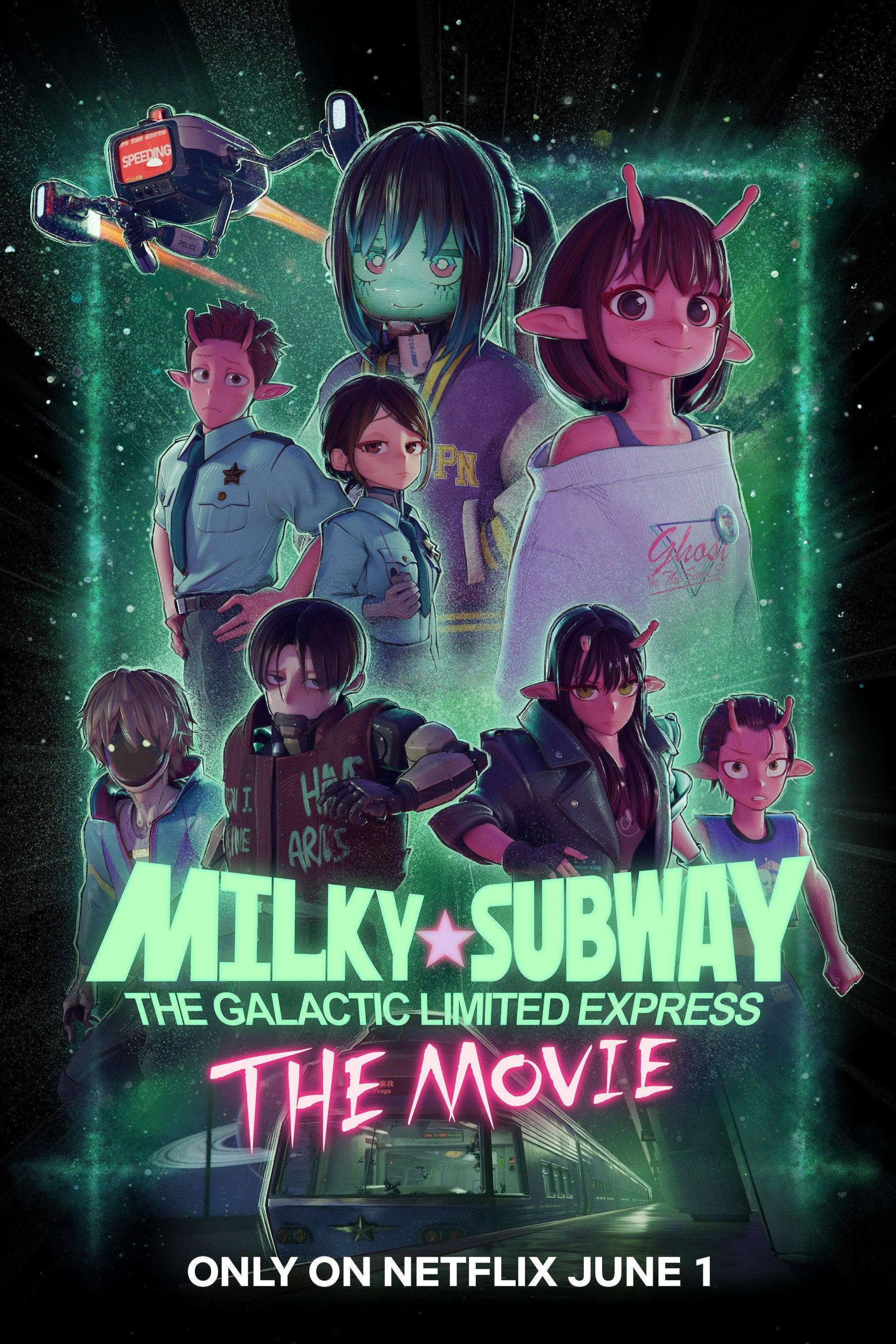 Xem phim Milky☆Subway Tàu Tốc Hành Thiên Hà (Bản Điện Ảnh)